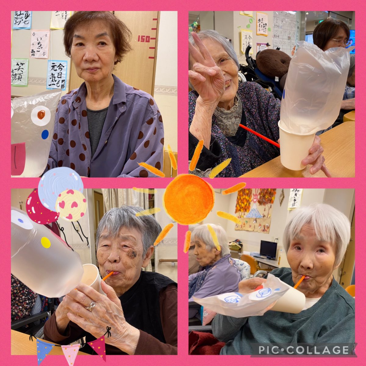 【長居公園】紙コップおばけ👻