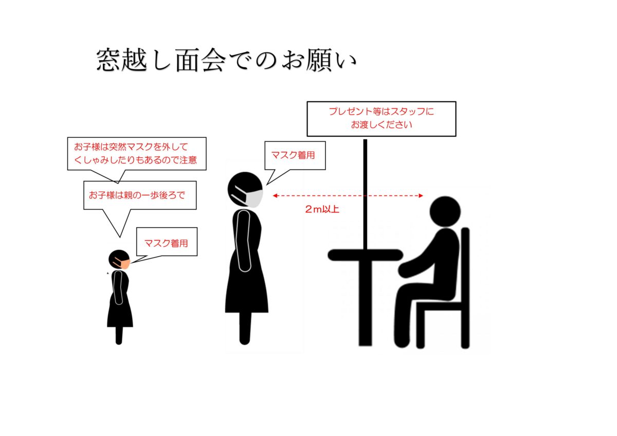 【本社】窓越し面会のお願い（追加）